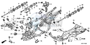 TRX420FE1H Europe Direct - (ED) drawing FRAME BODY