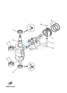 FT8DMHL drawing CRANKSHAFT--PISTON