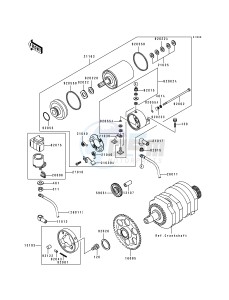 EL 250 E [ELIMINATER 250] (E1-E4) [ELIMINATER 250] drawing STARTER MOTOR