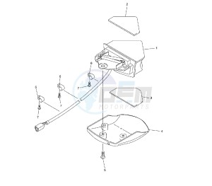 WR F 450 drawing TAILLIGHT