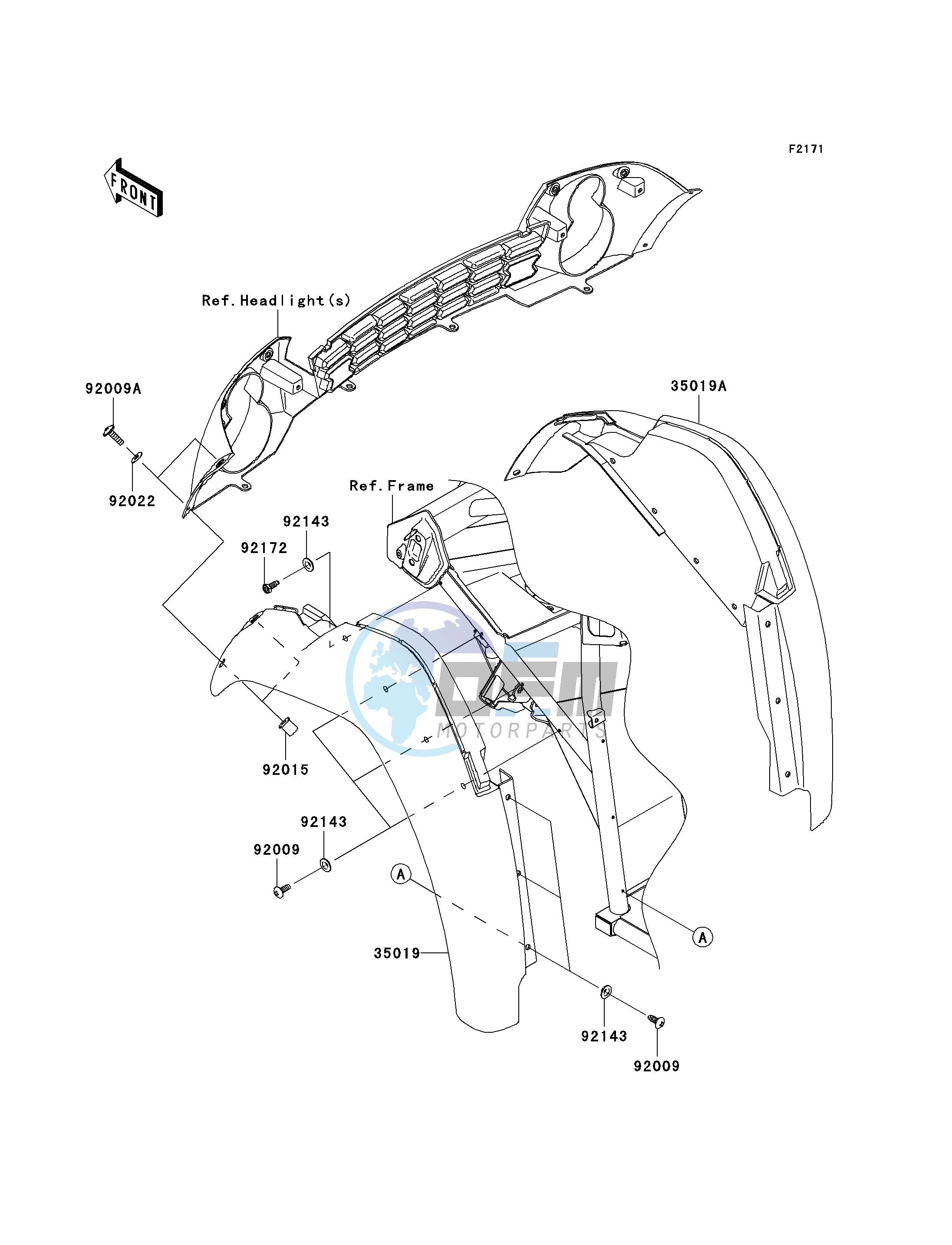 FRONT FENDER-- S- -