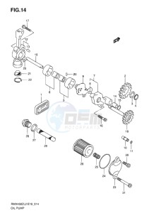 RMX450 drawing OIL PUMP