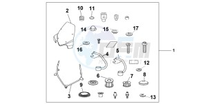 NES125 drawing WINDSHIELD