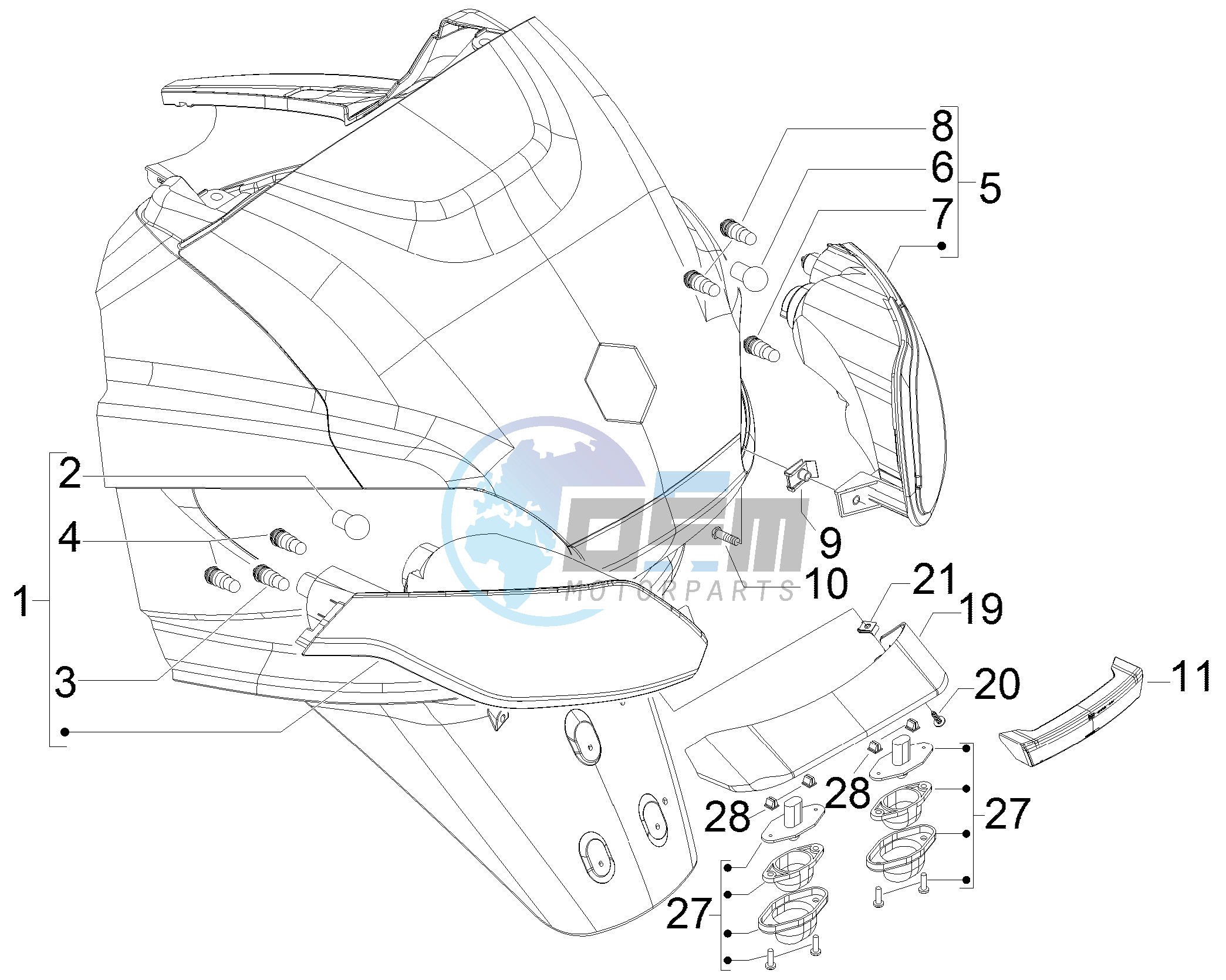 Tail light - Turn signal lamps