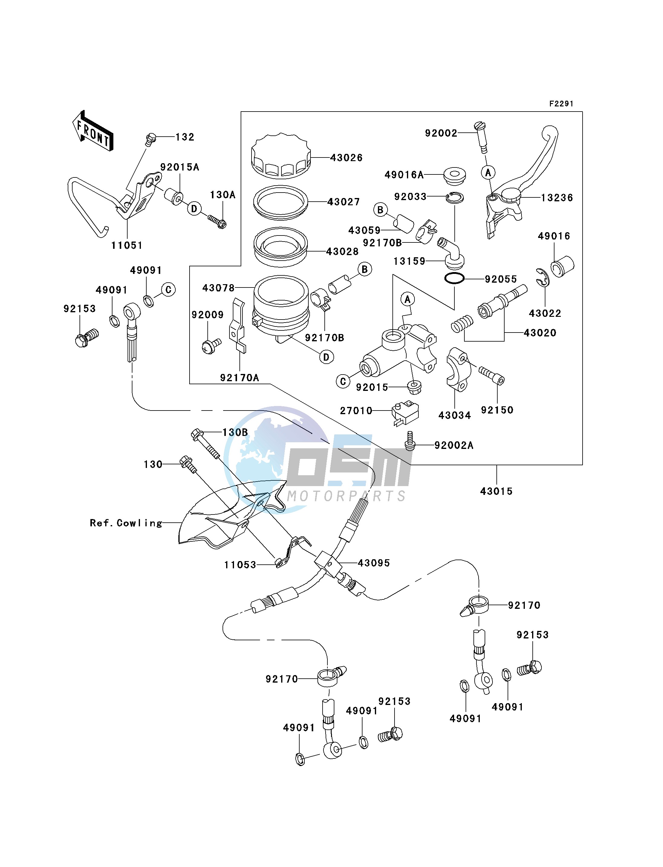 FRONT MASTER CYLINDER