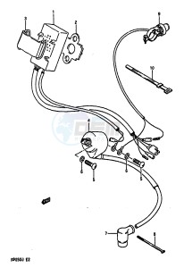 RM250 1988 drawing ELECTRICAL