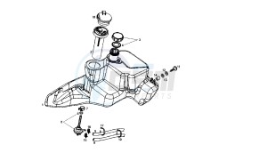 BOULEVARD - 50 CC 4T EU2 25 KM/H drawing FUEL TANK