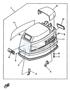 25QEO drawing TOP-COWLING