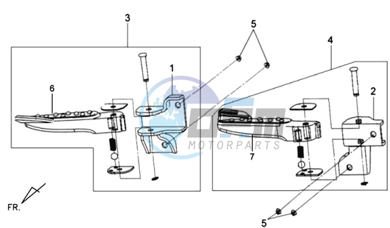 FOOTREST L / R