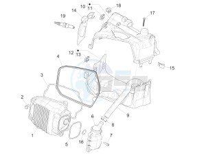 Liberty 125 4T PTT E3 (E) (EMEA) drawing Cylinder head cover