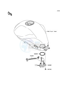 ER-6f ABS EX650D9F GB XX (EU ME A(FRICA) drawing Fuel Pump