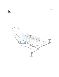 KX 250 J [KX250] (J1) [KX250] drawing SEAT