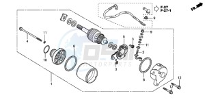 CBR125R drawing STARTING MOTOR