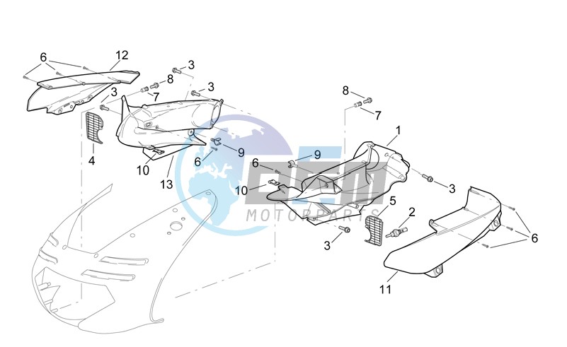 Front body - Duct