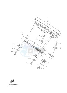 MT09 MT-09 STREET RALLY 900 (1RCW 1RCX) drawing METER