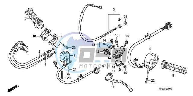 HANDLE LEVER/SWITCH/CABLE