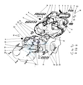 A1 250 SAMURAI drawing ENGINE COVERS