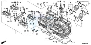 CB1100NAH UK - (E) drawing CYLINDER HEAD