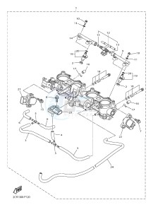 YZF-R1 998 R1 (2CRJ 2CRK) drawing INTAKE 2