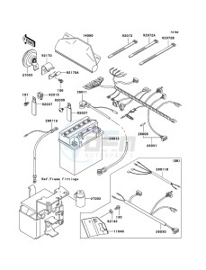 KLF300 4x4 KLF300C6F EU GB drawing Chassis Electrical Equipment