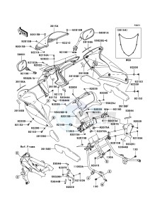 Z750S ZR750K6F FR GB XX (EU ME A(FRICA) drawing Cowling