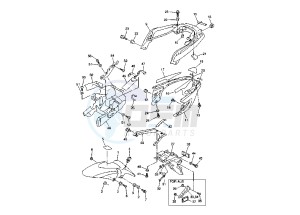 FZ6-SA FAZER 600 (ABS) drawing FENDER