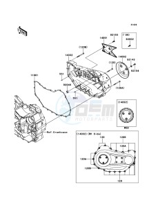 VN1700_VOYAGER_ABS VN1700B9F GB XX (EU ME A(FRICA) drawing Right Engine Cover(s)