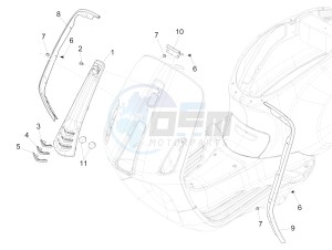 Sprint 50 4T 2V 25 kmh (EMEA) drawing Front shield