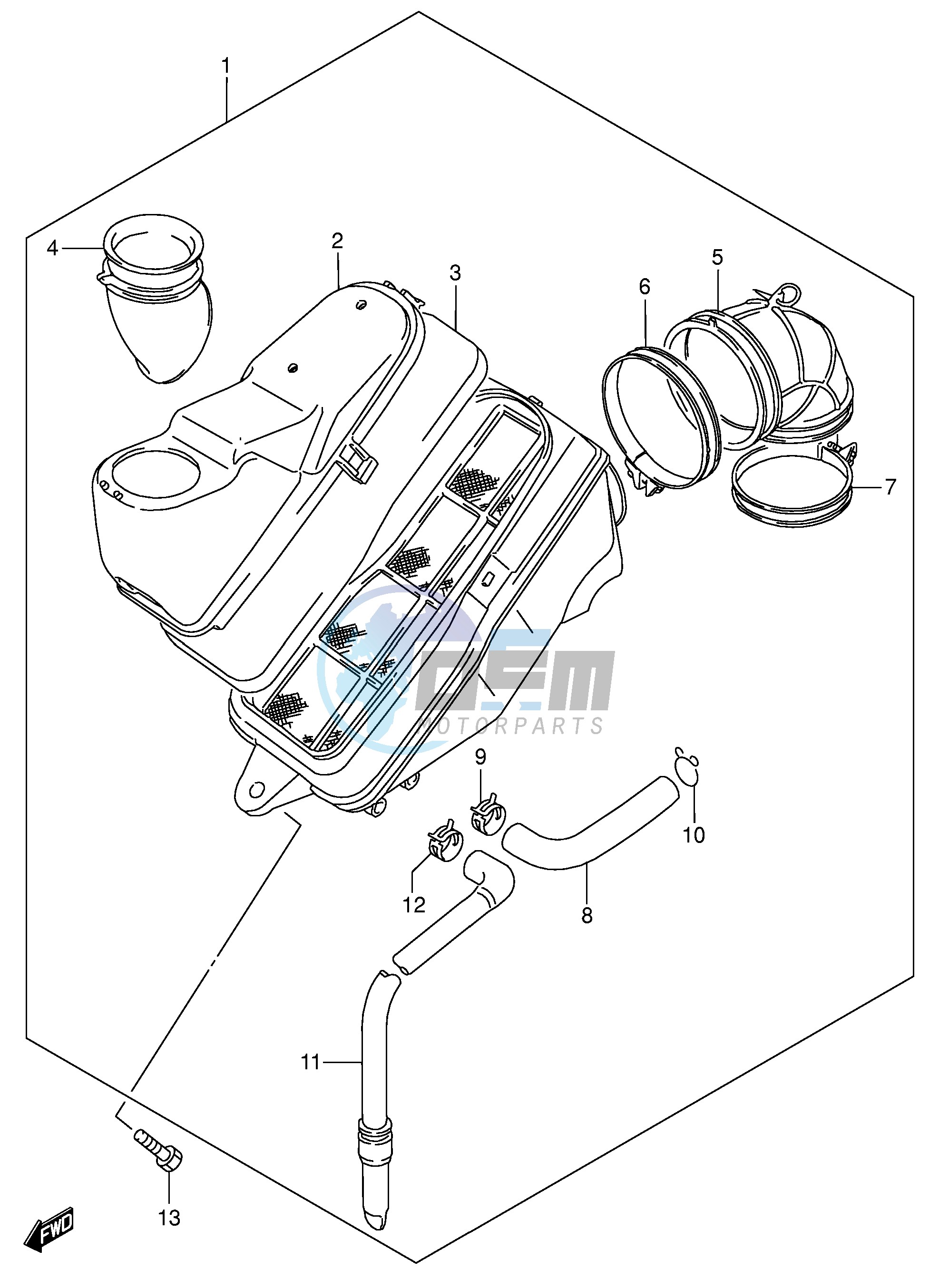 AIR CLEANER (FRONT)