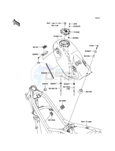 KLX125 KLX125CBF GB XX (EU ME A(FRICA) drawing Fuel Tank