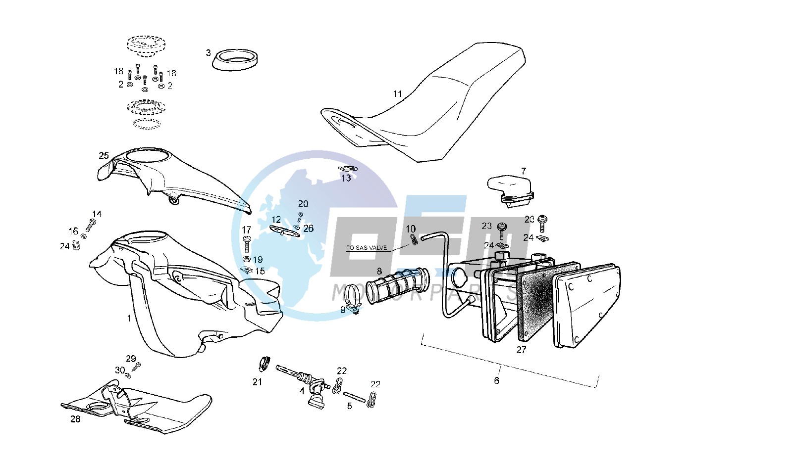 FUEL TANK - SEAT