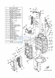 F250CA drawing CYLINDER--CRANKCASE-1