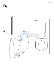 KX65 KX65AFF EU drawing Accessory