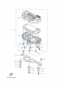 YZF250-A (B1X4) drawing METER