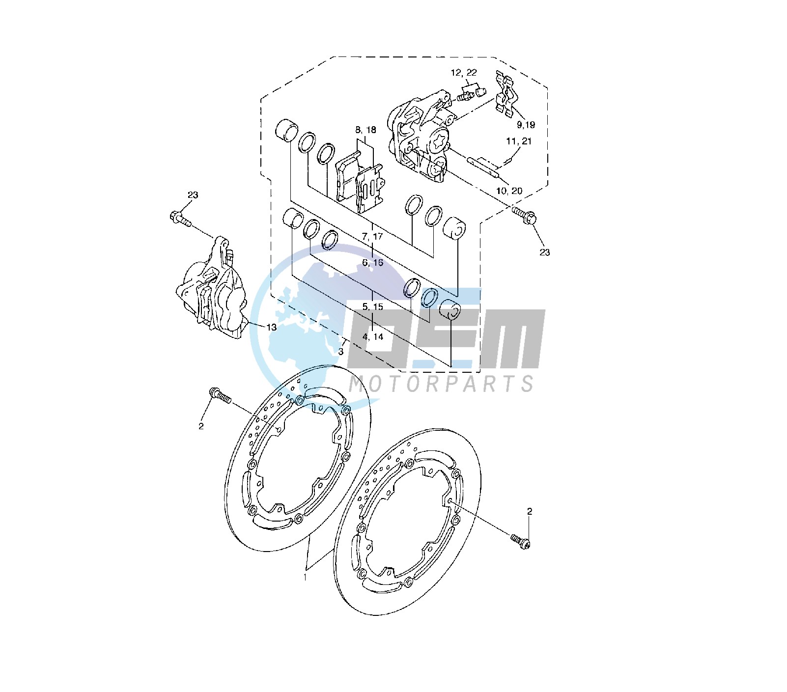 FRONT BRAKE CALIPER