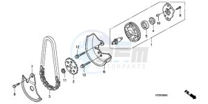 PES125R9 France - (F / CMF STC 2F) drawing OIL PUMP