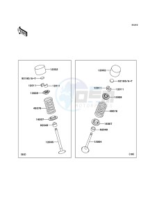 Z750 ZR750LBF FR GB XX (EU ME A(FRICA) drawing Valve(s)