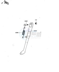 KDX 175 A [KDX175] (A2-A3) [KDX175] drawing STAND -- 81-82 A2_A3- -