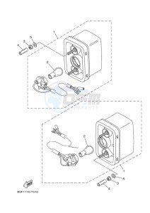 YXC700E YX70CPM (BHE2) drawing TAILLIGHT