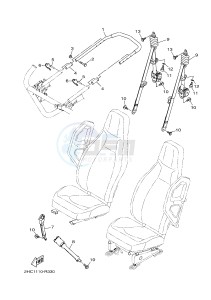 YXZ1000R YXZ10YEXJ YXZ1000R (B0FA) drawing SEAT 2