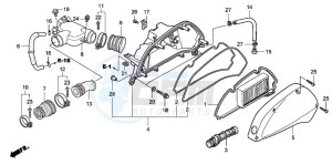 SH150R 125 drawing AIR CLEANER