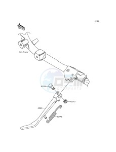 VULCAN 900 CUSTOM VN900CGF GB XX (EU ME A(FRICA) drawing Stand(s)