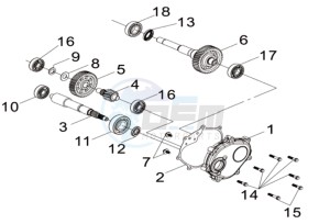 MIO 115 L7 drawing MISSION CASE - DRIVE SHAFT