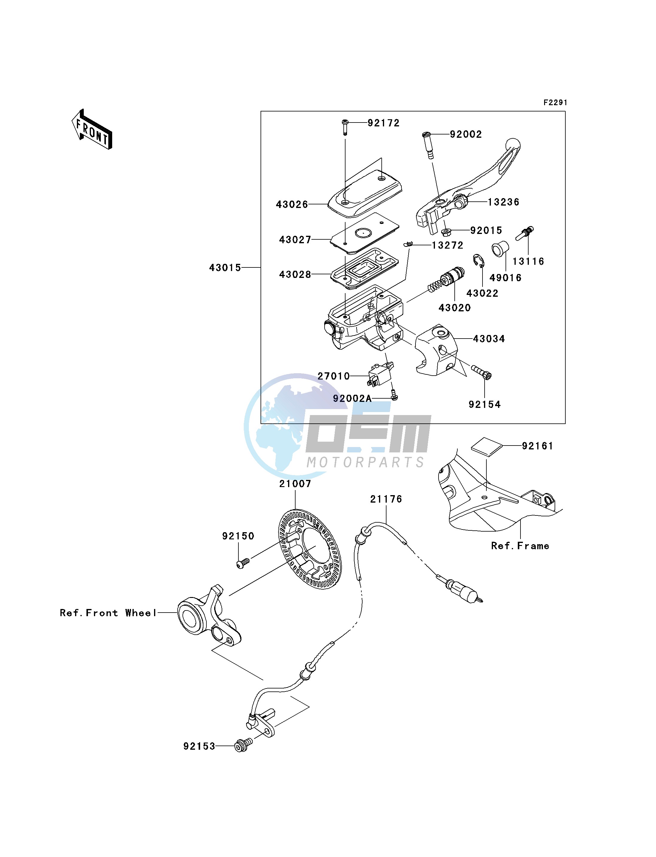 FRONT MASTER CYLINDER