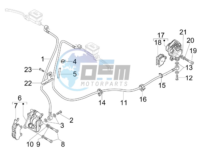 Brakes pipes - Calipers