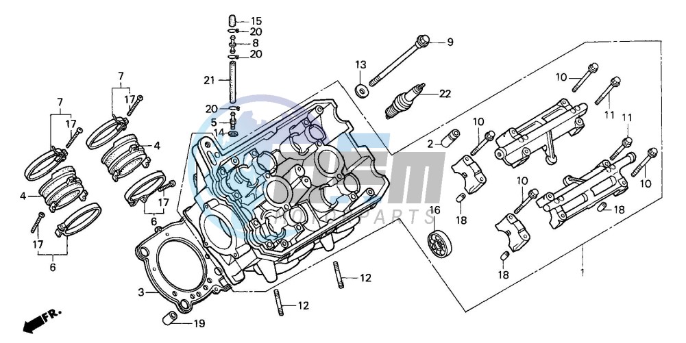 LEFT CYLINDER HEAD