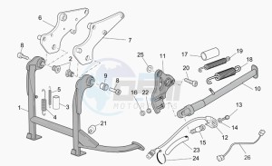 Breva V 850 IE IE drawing Stands