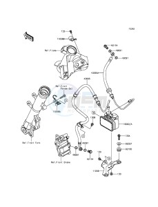 Z250SL_ABS BR250FFS XX (EU ME A(FRICA) drawing Brake Piping