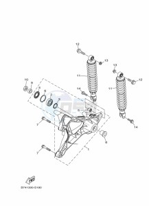 GPD125-A NMAX 125 (BAL7) drawing LEG SHIELD