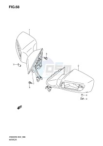 AN650 (E2) Burgman drawing MIRROR (AN650A AZ)